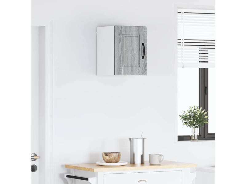  Meuble mural de cuisine, armoire de cuisine gris sonoma 30x31x40cm  - Conforama D