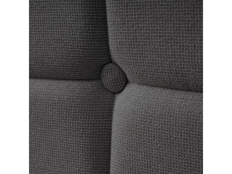  Lit coffre 180x200 cm gris, tête de lit, led, ports usb, 4 tiroirs, sommier bois, sans matelas  - Conforama E