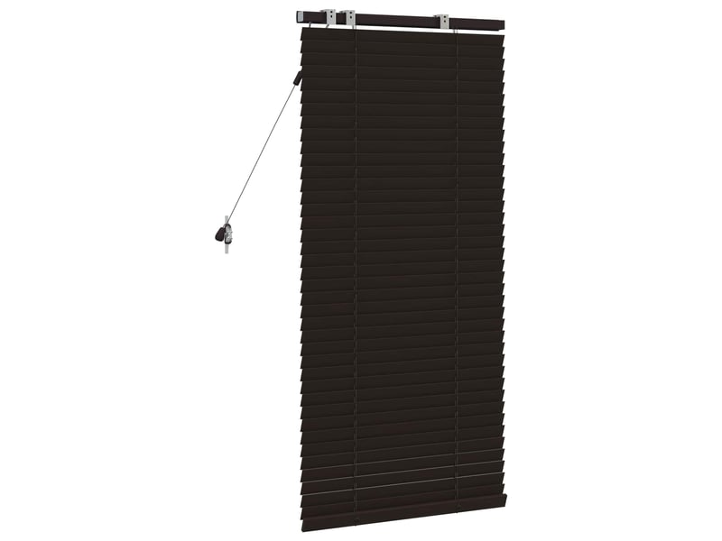 Store vénitien, store de fenêtre marron foncé 60 x 130 cm 35 mm cf48005 - Conforama D