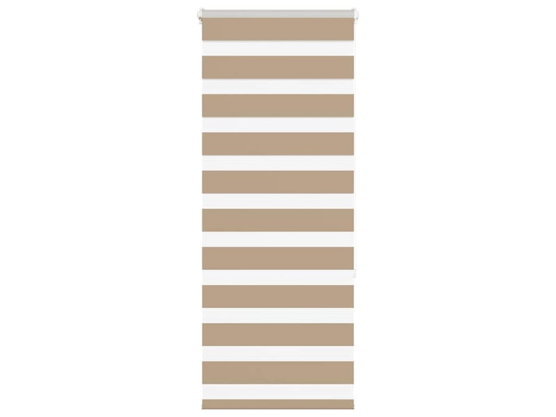  Store zèbre, store de fenêtre marron sable largeur du tissu 50,9 cm polyester cf48811  - Conforama B