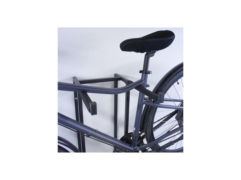 Porte-vélos vertika en métal noir 80 x 57,5 x 194,5 cm - Conforama D