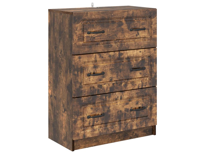  Armoire de rangement bureau, armoire à tiroirs 66 x 34,5 x 87 cm bois d'ingénierie shl4246  - Conforama A