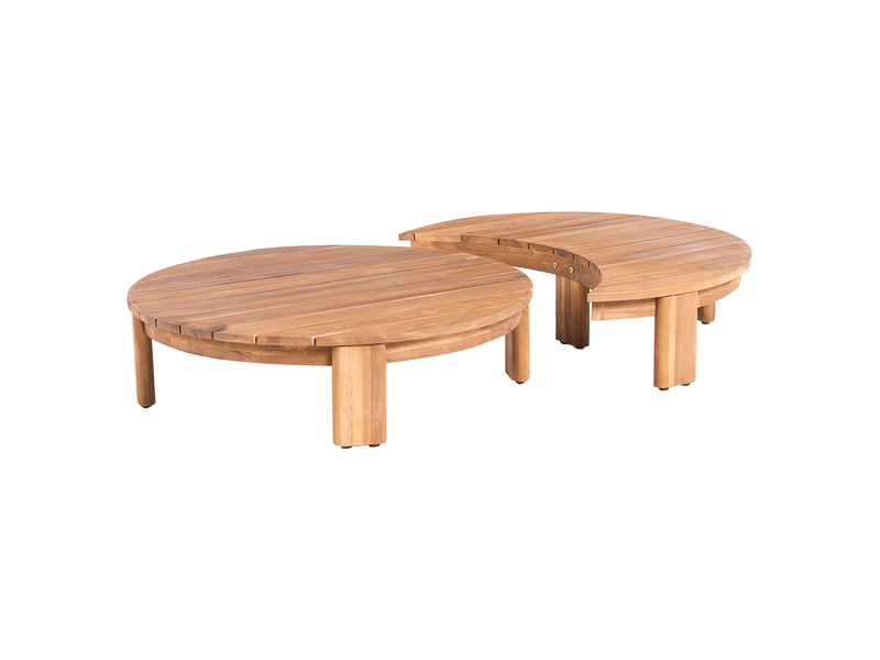  Table basse de jardin 135 cm 90 cm acacia marron  - Conforama D