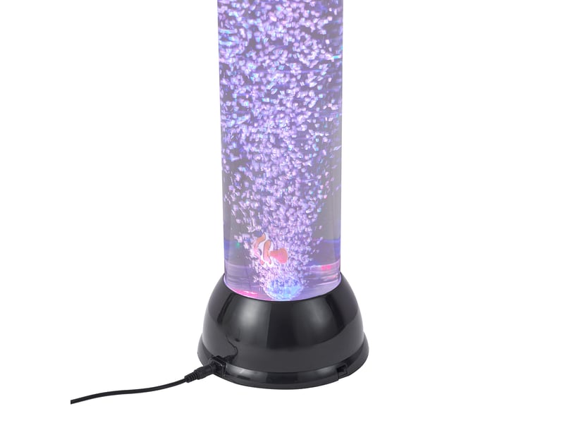  Tube à bulles noir 90 cm avec led rgb - zoop  - Conforama D