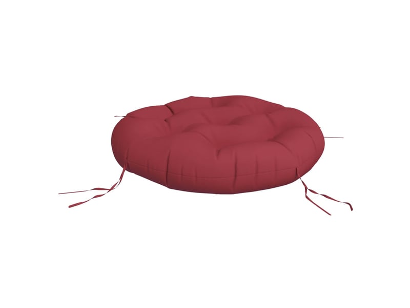  Coussin rond, coussin d'assise rouge bordeaux ø 60 x11 cm tissu oxford cf56629  - Conforama D