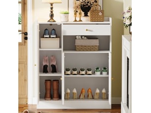 Meuble à chaussures 12 paire(s)  <strong>COVREO </strong>  <strong></strong> coloris bicolore