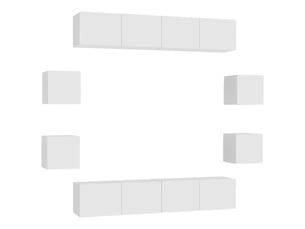Meuble tv coloris blanc 80 cm <strong></strong>  <strong></strong>