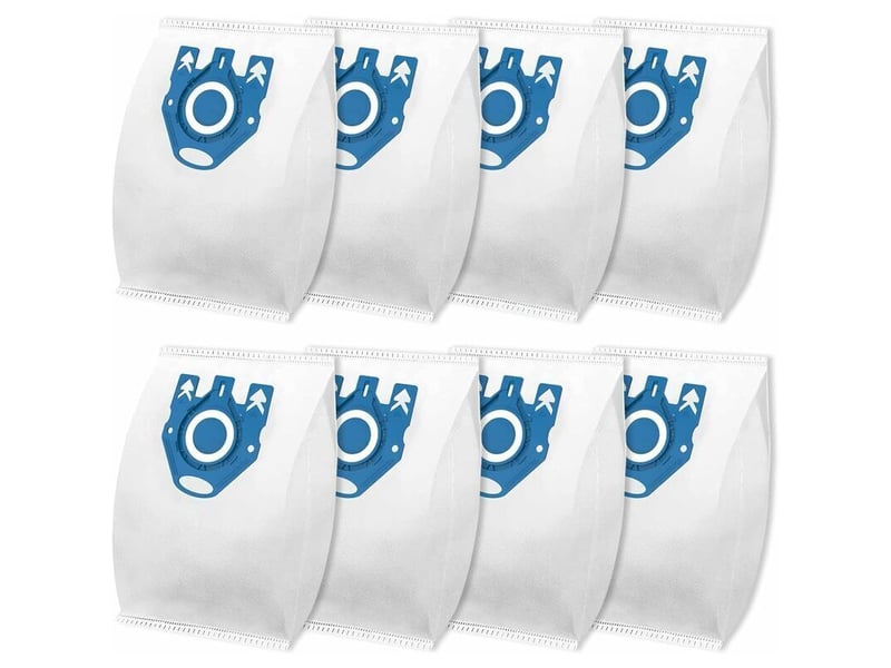  8 pièces sacs d’aspirateur compatibles avec, complete c2 c3, classic c1, s2000 s5000 s8000, sacs à poussière pièces de rechange  - Conforama E