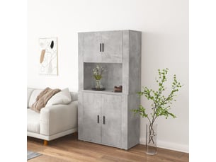 Buffet    <strong></strong> <strong></strong> - 80 cm coloris gris 