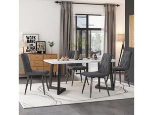 Ensemble table rectangulaire  4 chaise(s)  <strong>MODENUIT </strong> <strong></strong> 