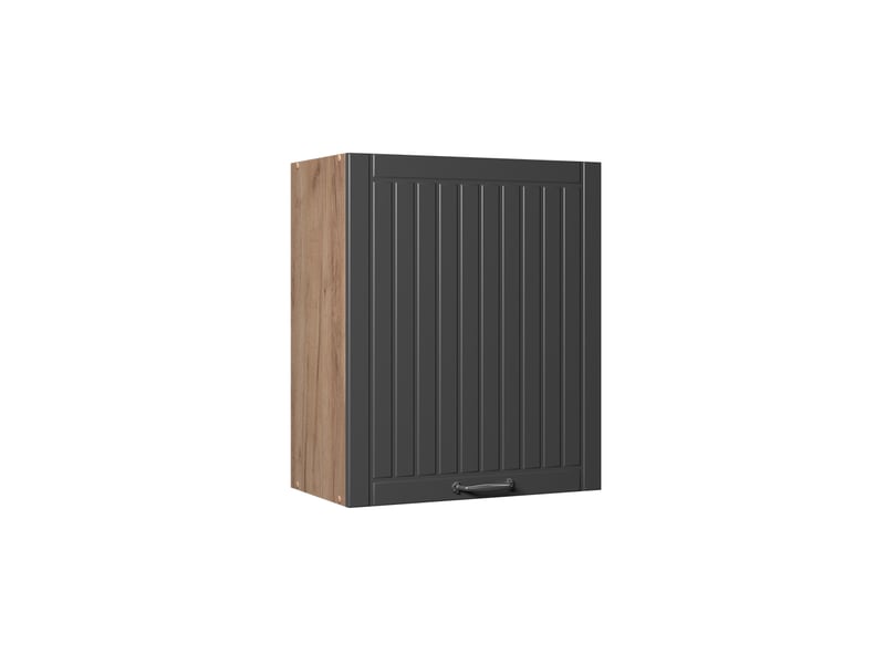 Vicco elément haut de cuisine, gris foncé, 60cm - Conforama A