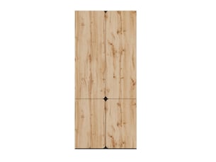 Armoire chambre 90x50x200 cm, penderie dressing moderne avec penderie et tiroirs, mdf effet chêne 4 portes 3 tiroirs, bois