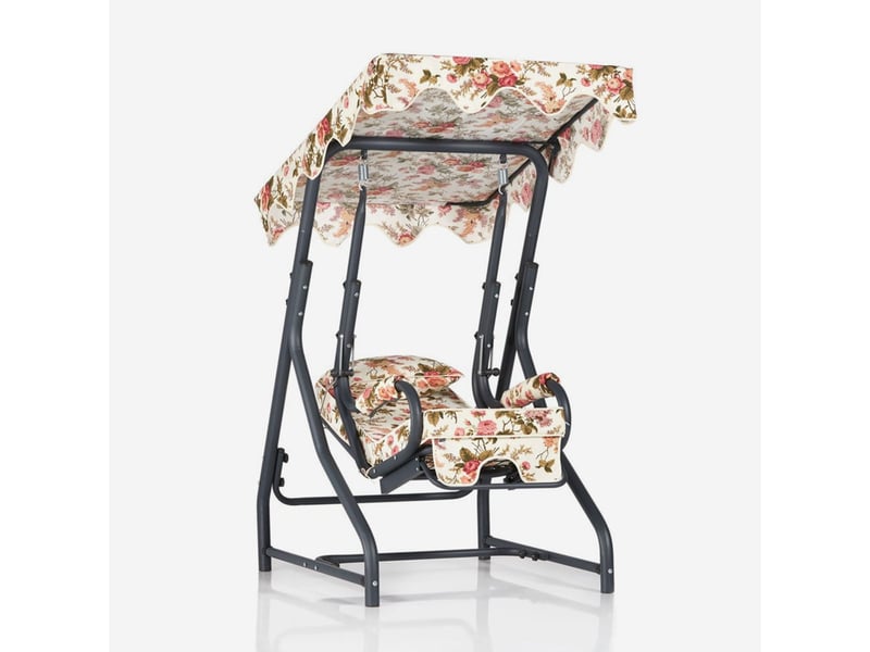  Chaise à bascule de jardin en métal camellia  - Conforama E