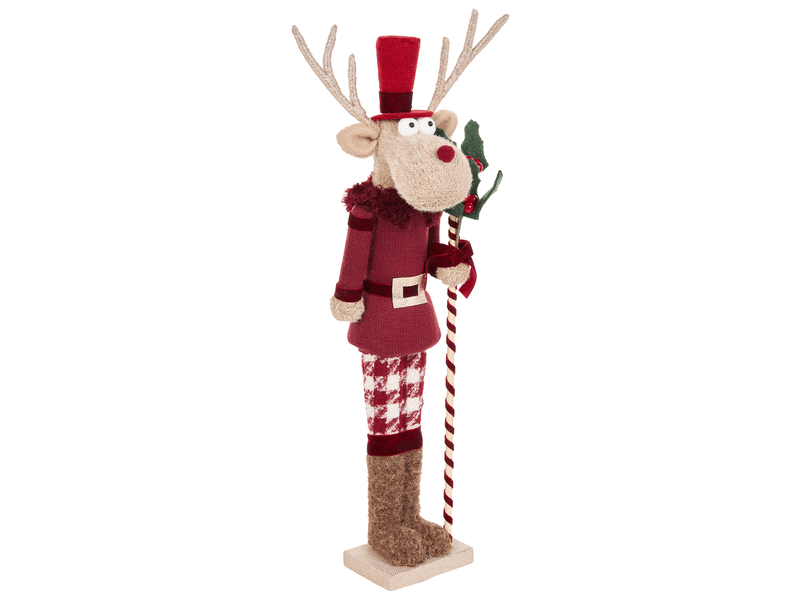 Lot de 2 figurines matala 6164 cm ours renne rouge  - Conforama E