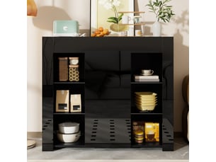 Buffet    <strong>DZMDIP</strong> <strong></strong> - 95 cm coloris noir 