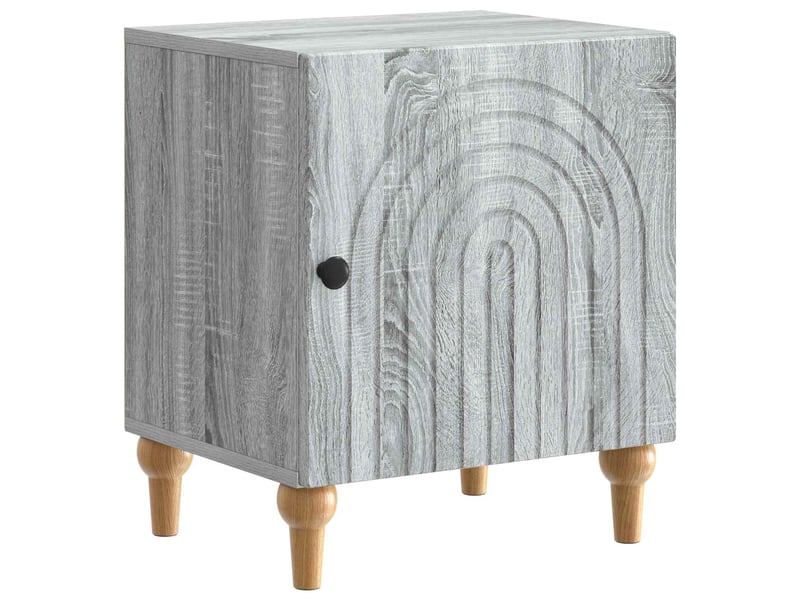 Table de chevet - cabinet de chevet - table de nuit 2 pc sonoma gris 43 x 34,5 x 50 cm - Conforama D