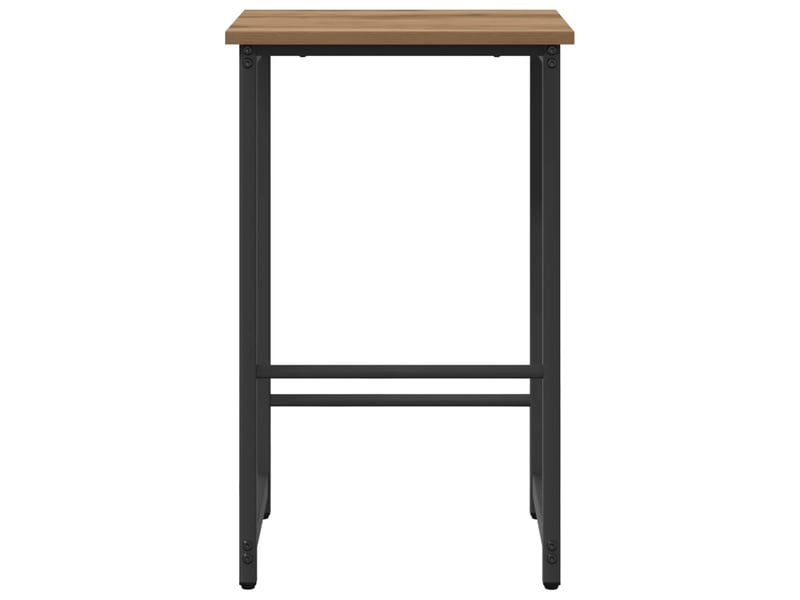  Tabouret de bar, chaise de bar chêne artisanal 40x32x64 cm shl72521  - Conforama C