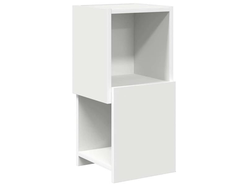  Meuble d'angle, meuble de rangement salon 25,5x25x55cm bois d'ingénierie  - Conforama A