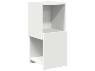 Meuble d'angle, meuble de rangement salon 25,5x25x55cm bois d'ingénierie