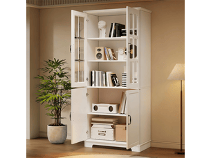 Vitrine coloris blanc  <strong>HAUSS SPOLE</strong> <strong></strong> - 80 cmx180 cm