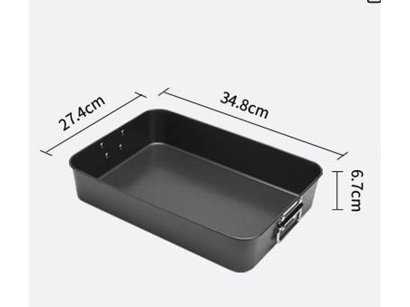  Plat à four antiadhésif avec poignées – 34,8x27,4x6,7 cm  - Conforama B