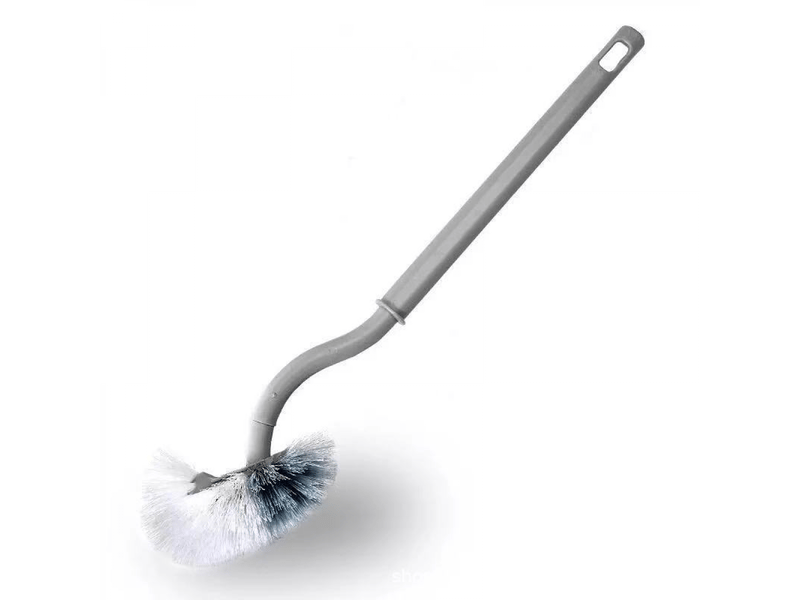  Brosse de toilette brosse wc brosse de toilettes à manche long plastique, avec des poils solides pour le ménage des toilettes, nettoyage en profondeur  - Conforama A