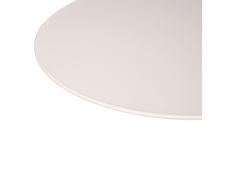  Table d'appoint kensico métal blanc cassé  - Conforama D