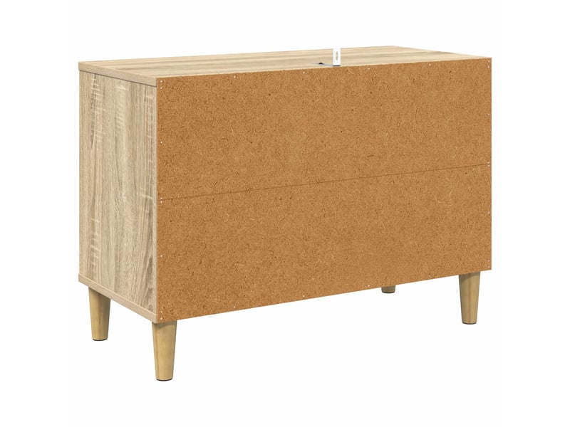  Meuble tv - banc tv - meuble de rangement raalte 69 x 33 x 50 cm sonoma bois d'ingénierie  - Conforama E