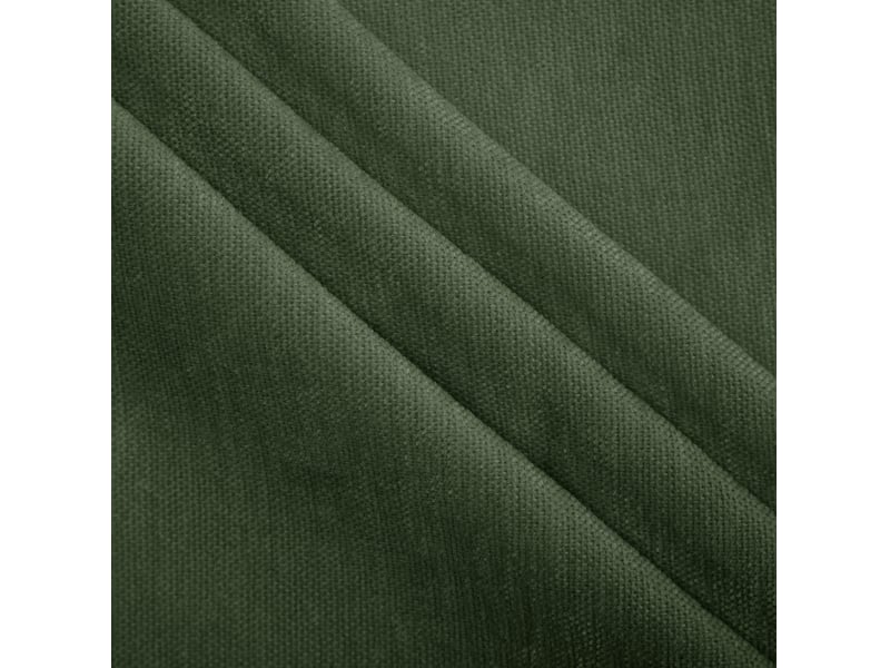  Canapé modulable en u 3 places 253x143x88 cm, cadre en, multi‑usages, coussins déplaçables, 2 poufs, bois, tissu en chenille, vert  - Conforama E