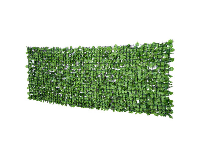 Brise-vue artificiel 300 x 100 cm – vert clair – feuillage décoratif uv et intempéries, balcon et terrasse - Conforama A