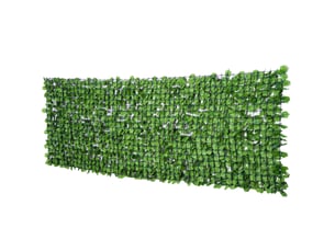 Brise-vue artificiel 300 x 100 cm – vert clair – feuillage décoratif uv et intempéries, balcon et terrasse