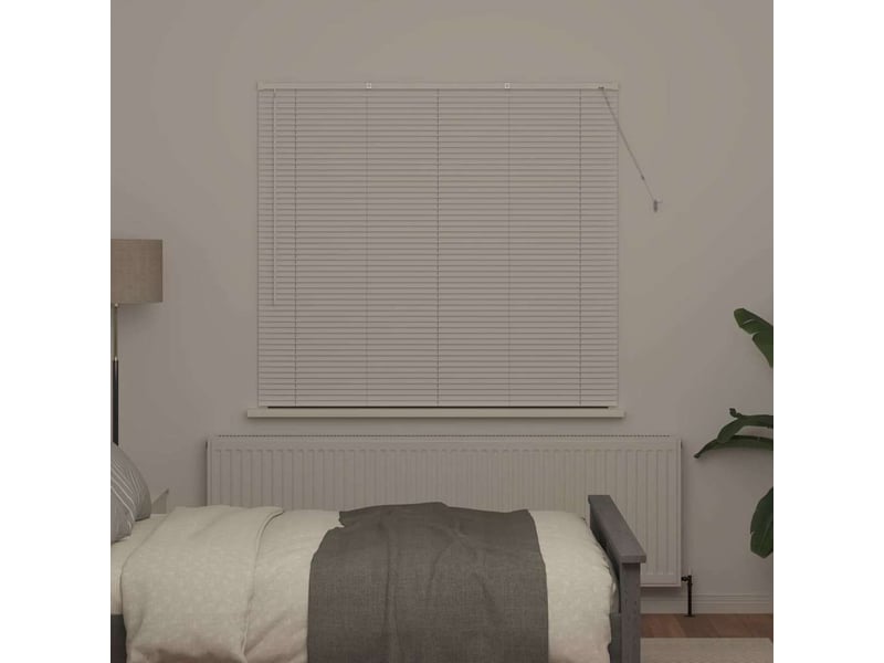 Store vénitien, store de fenêtre blanc 130 x 145 cm 25 mm aluminium cf47706  - Conforama C
