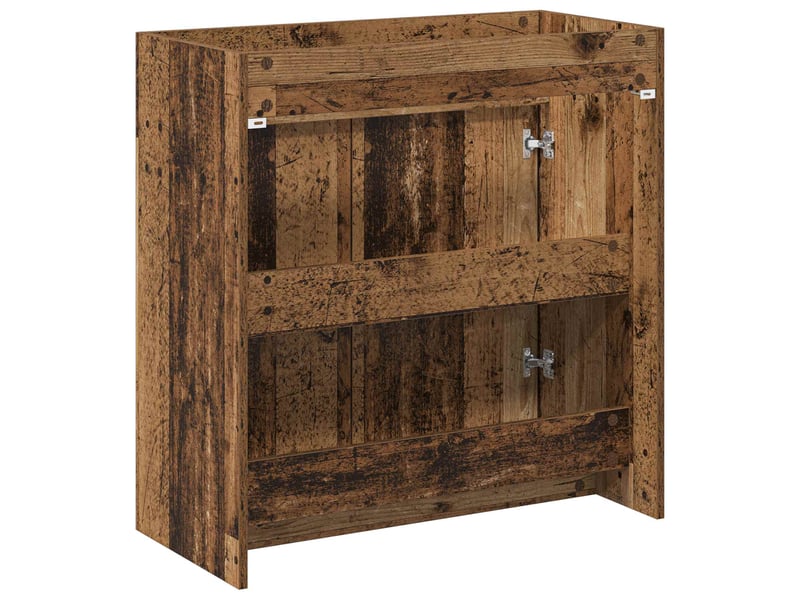  Meuble sous lavabo de salle de bain, commode bois ancien shl7387  - Conforama E