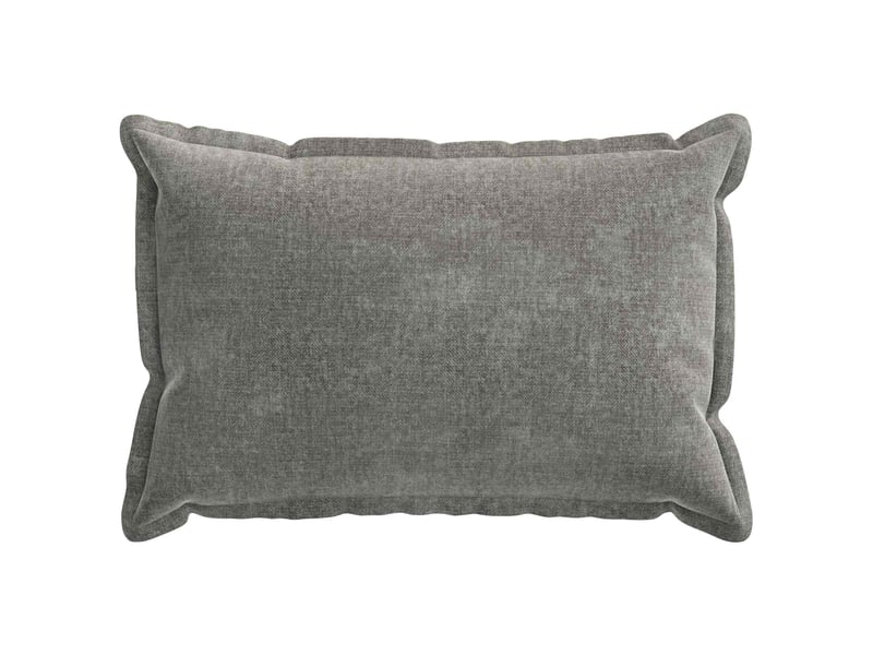  Lot de 6 housses de coussin houten gris foncé 30 x 50 cm cf49824  - Conforama C