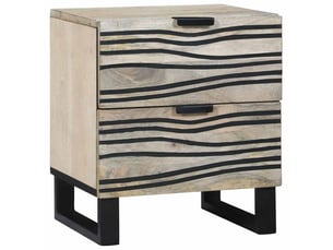 Table de chevet - cabinet de chevet - table de nuit 2 pc blanc 40 x 33 x 46 cm bois d'ingénierie