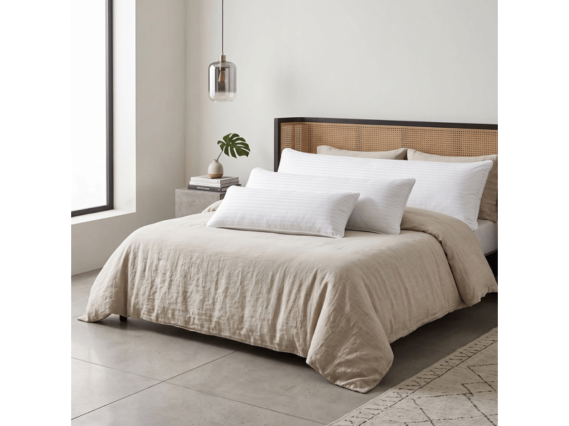  Traversin mémoire de forme hôtel - 90 x 35 cm - déhoussable - collection jacquard C06-TRV09 90/40 - Conforama B