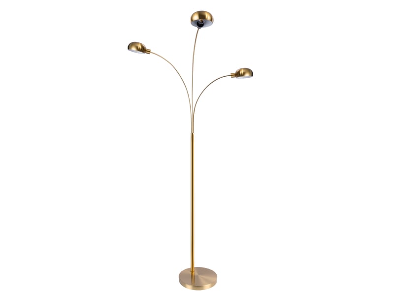 Lampadaire Métal 190 cm doré ROMA - Conforama H