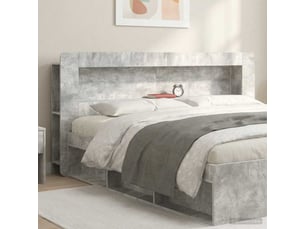 Tete de lit A poser largeur 193 cm <strong></strong> <strong></strong> argenté