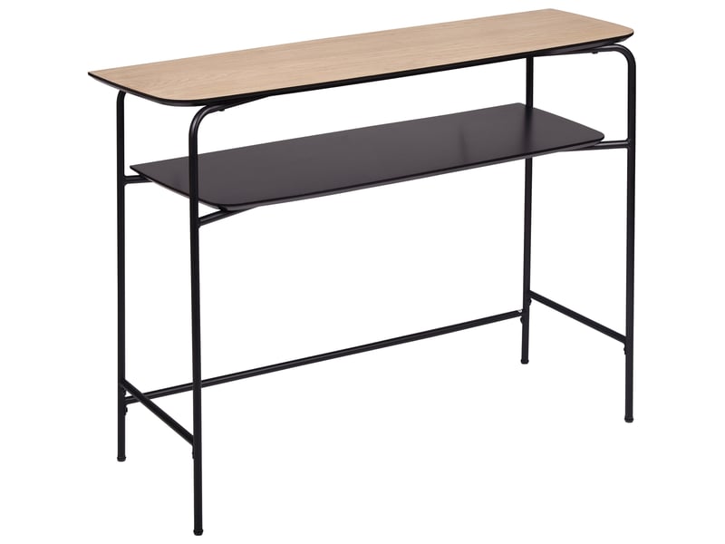 Console LOMOCO KYOTO coloris noir et bois - Conforama B