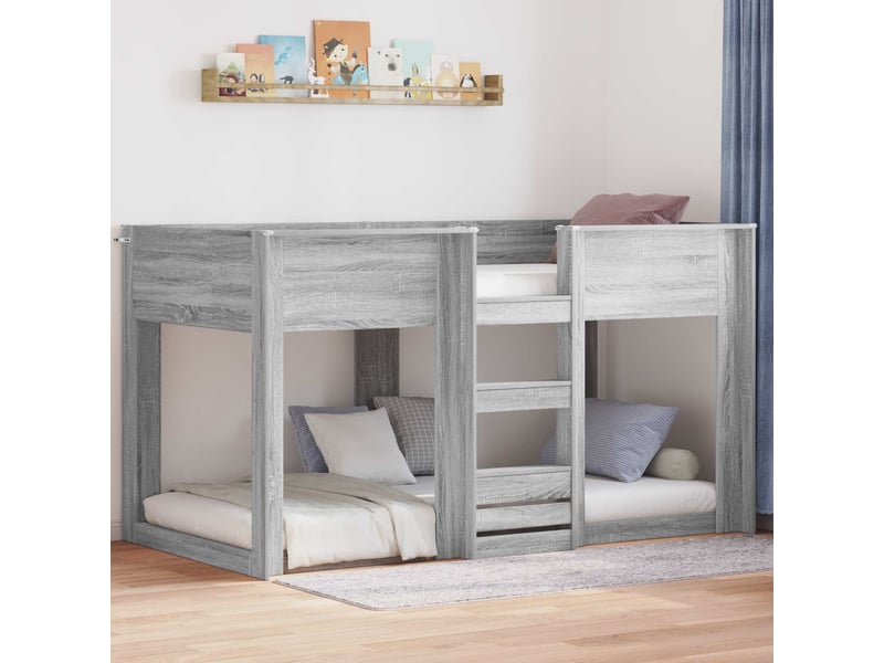 Lit superposé pour enfants - lit jeune gris sonoma 80 x 200 cm - Conforama B