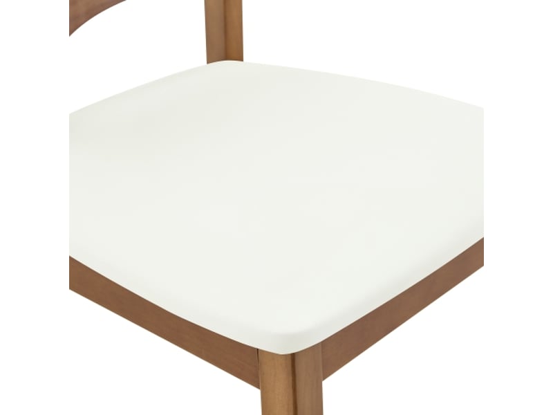  Lot de 2 chaises papillon conforama - salle à manger, bois moderne, assise rembourrée, design cuisine chic (sans table)  - Conforama E