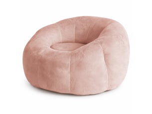 Fauteuil fixe DESVIAE Tissu rose
