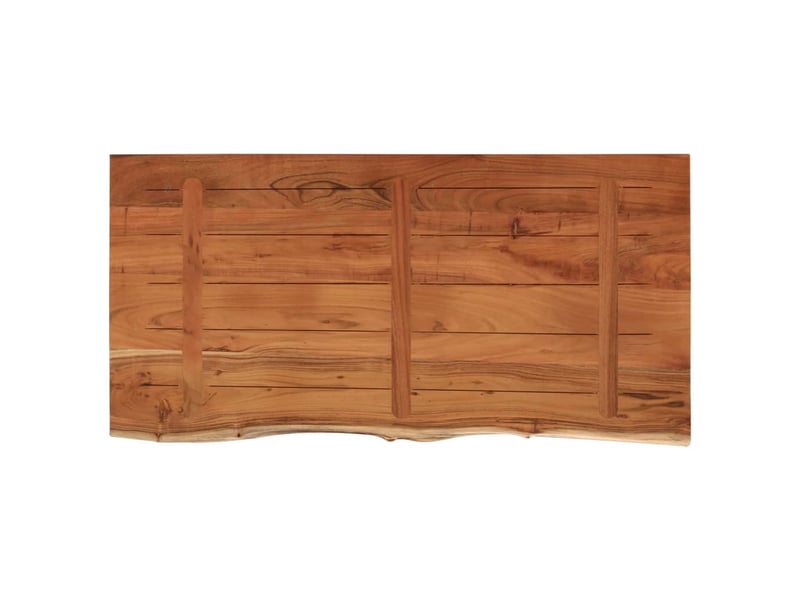  Comptoir de salle de bain, plan de travail 120x60x2,5 cm rectangulaire acacia cf65722  - Conforama E
