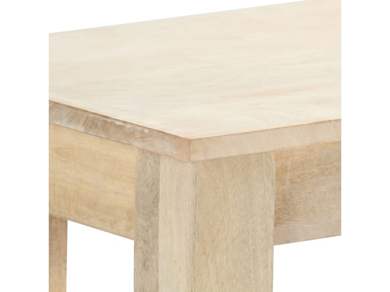  Table console, console meuble 110x35x77 cm en bois de manguier massif  - Conforama E