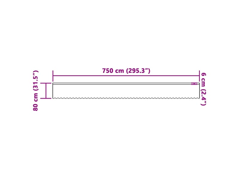 Rideau en dentelle, rideau ajouré, voilage blanc 80 x 750 cm polyester cf43829 - Conforama E