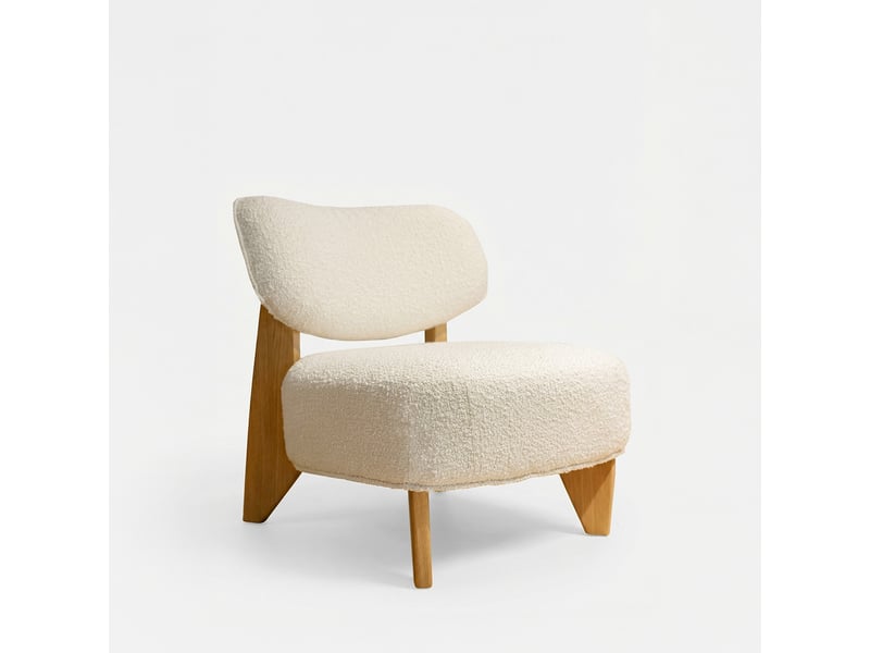  Fauteuil como écru - laine bouclée 3CA58.AS.1D.02 - Conforama C