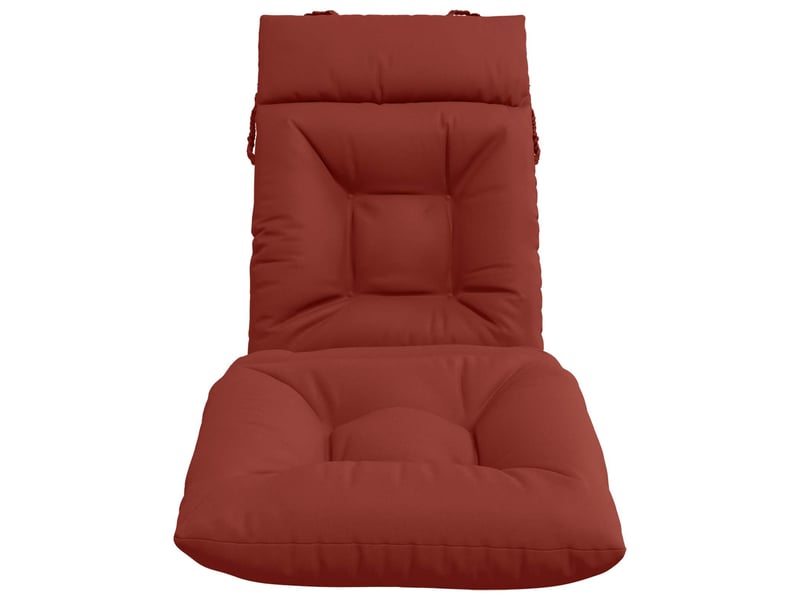  Coussin de transat, coussin pour bain de soleil vianen 100 % polyester rouge 200 x 50 x 8 cm cf56327  - Conforama D