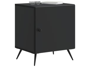 Table de chevet - cabinet de chevet - table de nuit noir 43 x 34,5 x 50 cm bois d'ingénierie