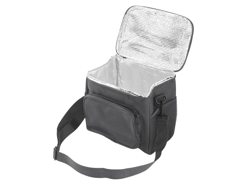 Sac à lunch portable isolé épais de grande capacité avec bandoulière en tissu oxford pour pique-nique et camp - Conforama B