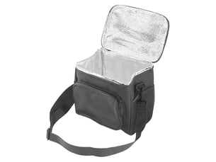 Sac à lunch portable isolé épais de grande capacité avec bandoulière en tissu oxford pour pique-nique et camp